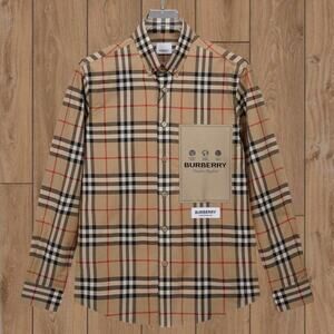 Classic Burberry Men's Shirt Tan